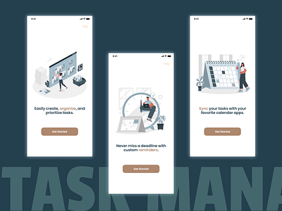 TaskTrail: A Task Management App ui