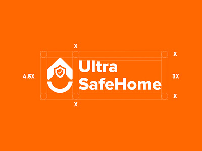 Ultra Safe Home Logo and Brand Identity Design branding businesslogo logo logobranding logodesign logodesigner logonew logos logotype minimalistlogo modernlogo mor techlogo