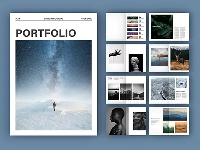 Photography Portfolio Layout (Download) editorial design