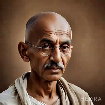 Mahatma Gandhi animation