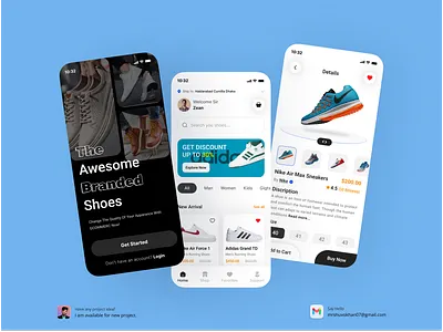 Shoes Ui App Design app dribbble fashion figma graphic design mobileapp shoes ui ux