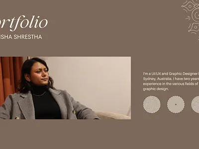 Portfolio canva canva design design graphic design illustration typography ui ux