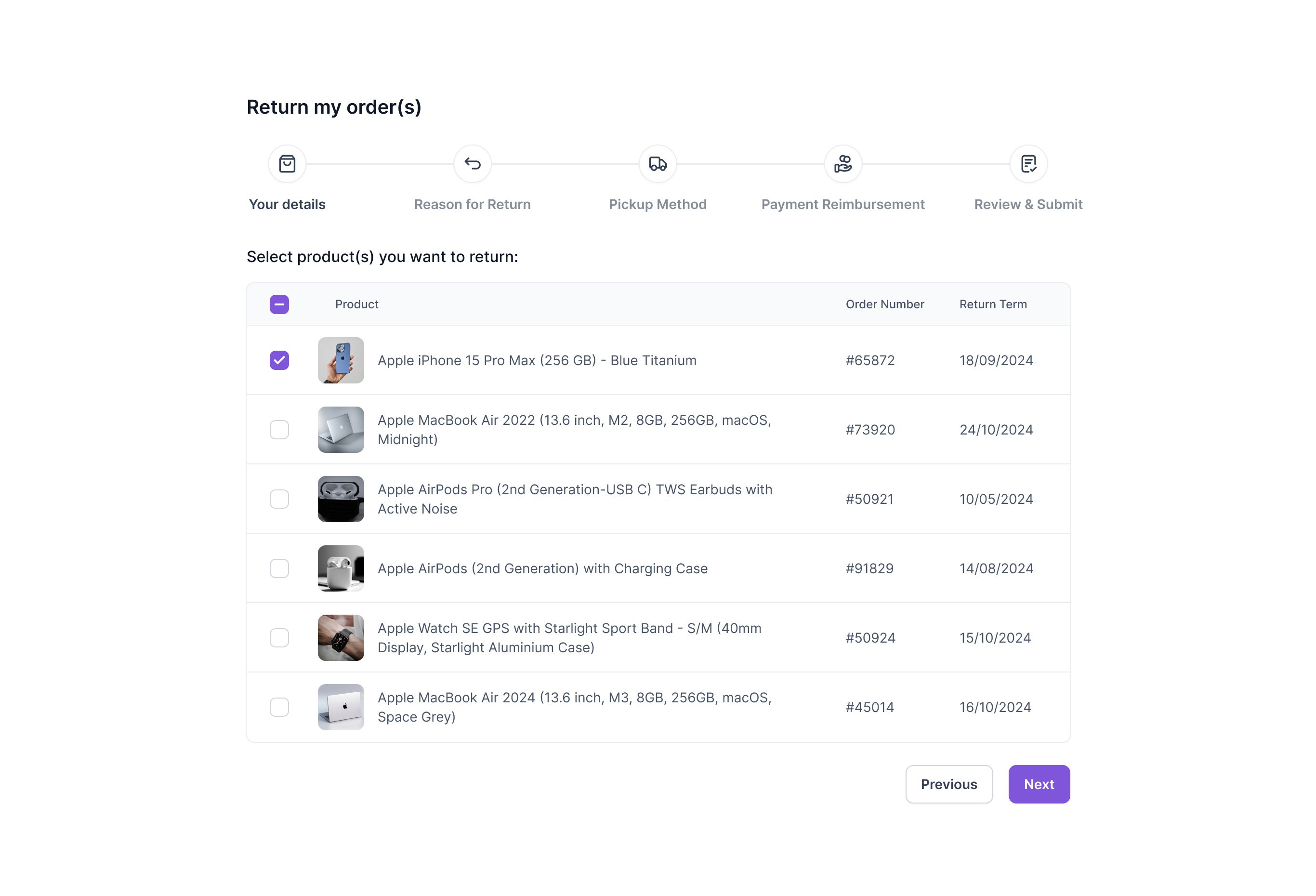 Seamless Product Return Checkout Experience for E-commerce Site autolayout ctabuttons design ecommerce figmadesign product refund responsivedesign uidesign uxdesign
