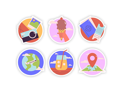 Hello, holidays! design graphic design holidays icons illustration minimal design vector