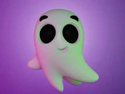 👻 3d 3d character blender ghost
