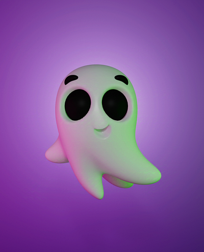 👻 3d 3d character blender ghost