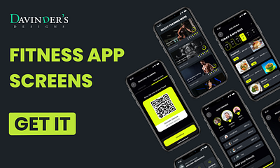 Fitness App & Dashboard admin panel app design fitness app fitness dashboard health and fitness mobile app screens mobile templates uiux design workout tracker