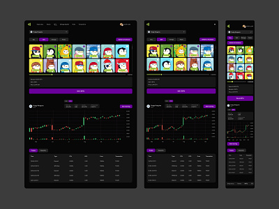 Serpent swap responsive chart chart design crypto dashboard crypto market crypto responsive crypto web deshboard design design devfi grow illustration ios mobile nft responsive responsive web token ui ux