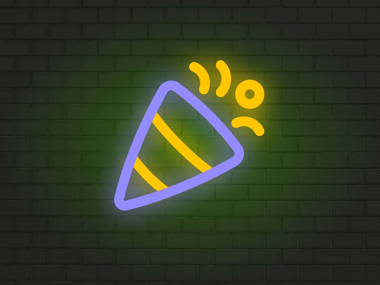 A neon party! - Plump Icons in Neon style by StreamlineHQ asset branding flat glow graphic design icon icons minimal neon party vector