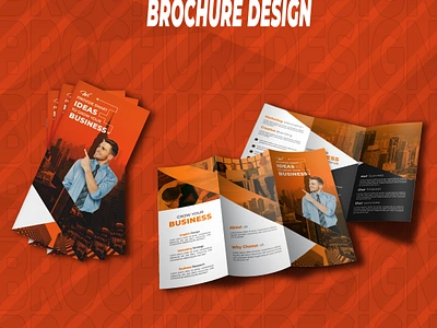 Professional Trifold Brochure Design 🎉 3d branding graphic design