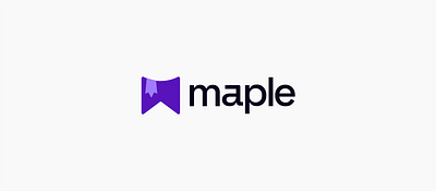 Maple - DeFi Learning Platform brand identity branding design logo visual design