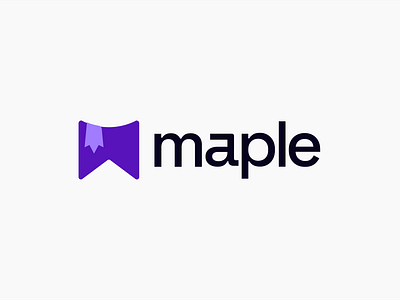 Maple - DeFi Learning Platform brand identity branding design logo visual design