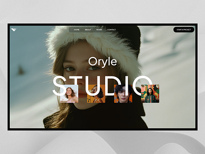 Oryle — Portfolio & Agency Astro.js and Framer Template about agency business clean contact design framer modern no code personal portfolio template ui ui design uiux work