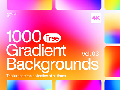 Free Gradient Backgrounds Vol. 03 background backgrounds colorful design download free free assets free backgrounds free gradients freebie gradient gradients graphic design illustration rb resourceboy ui