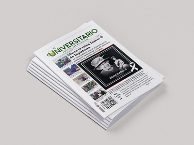 El Universitario - Periódico graphic design