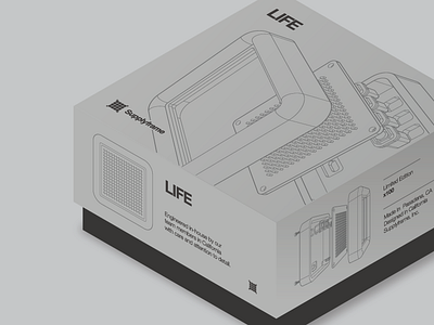 LIFE branding graphic design illustration minimalistic packaging packaging design