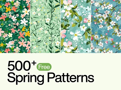 Free Spring Seamless Patterns download fabric floral flower free free pattern freebie freebies pattern rb resourceboy seamless seamless pattern spring pattern summer watercolor