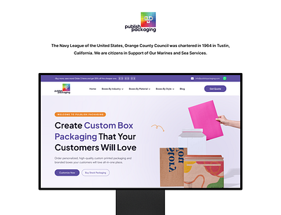 Packaging Landing Page branding design landing page landing page design mockup packaging website ui ui ux uiux uiux design web web design website website design