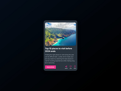 Blog card design dark mode blog darkmode website