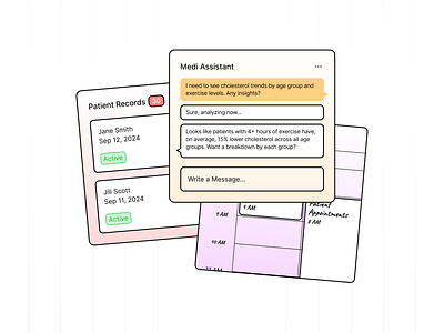 Focused on the details branding cal chat design feature features hero illustration logo product saas screenshot shots ui uiux user experience user interface userinterface ux