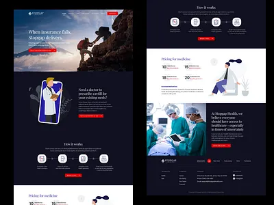 Redesign exciting telehealth site app dashboard design graphic design landing page design ui design uiux design website design website redesign