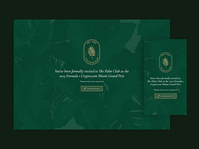 Private Luxury Club clean exclusive luxury modern palm responsive ui webdesign