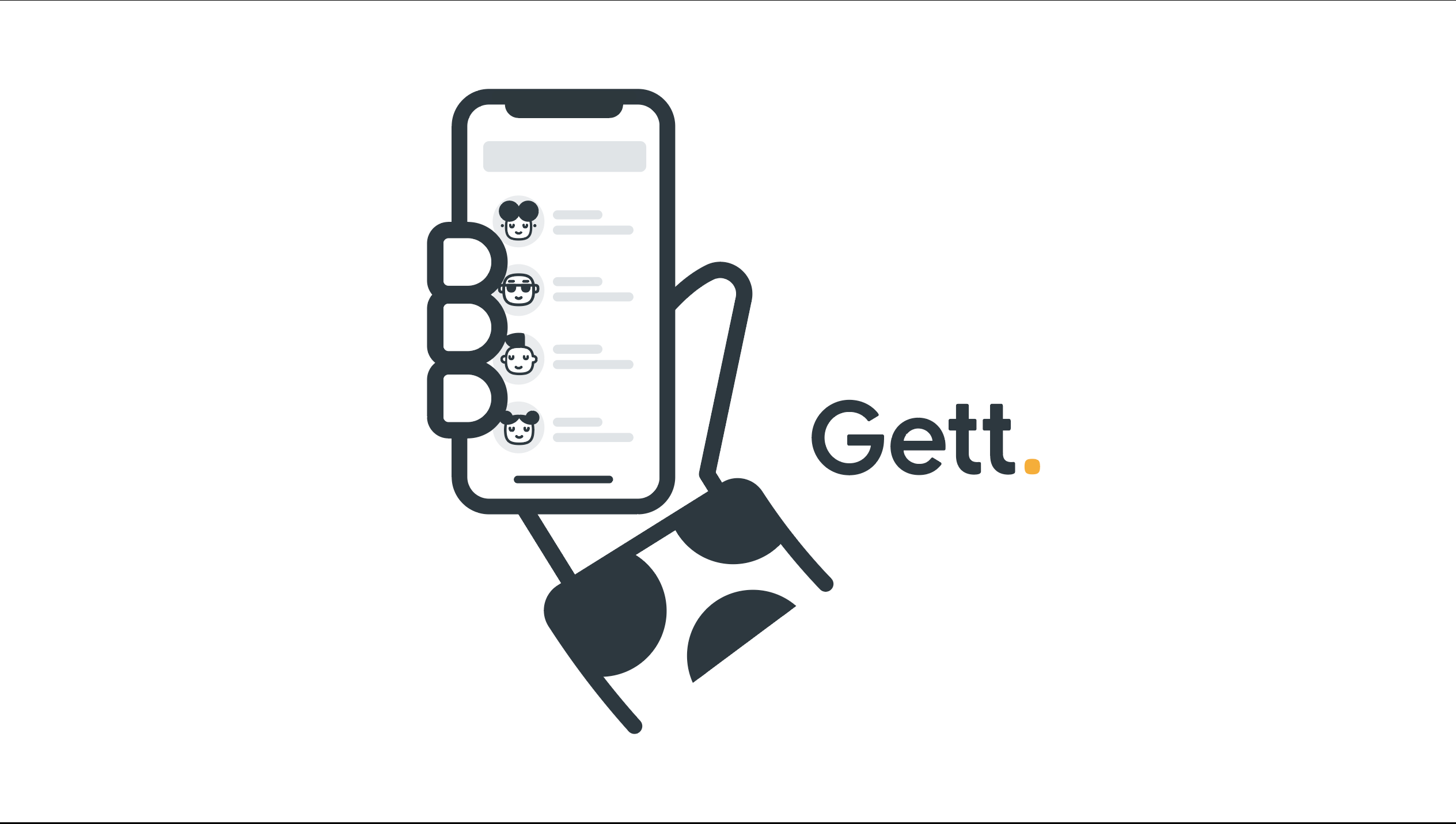 User guide animation - client Gett animation graphic design illustration motion graphics promo video promotional video techdesign video edit