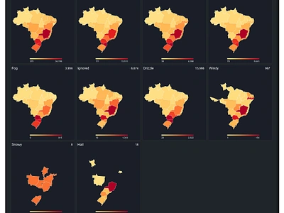 Car Accidents in Brazil - PowerBI Deneb accidents analytics analytics chart brazil data data visualization deneb graphs microsoft power bi qgis statistics stats ui