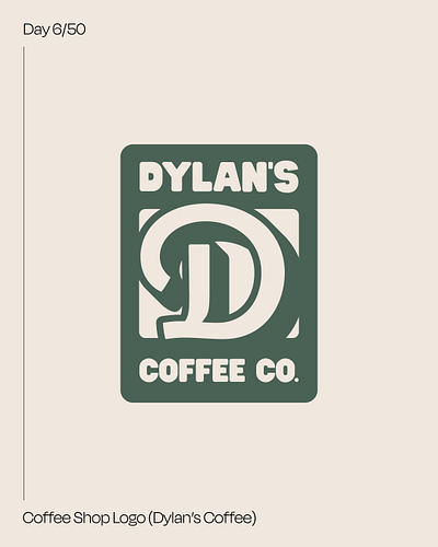 Day 6 - Coffee Shop Logo #dailylogochallenge brand identity branding daily logo challenge dailylogochallenge graphic design logo