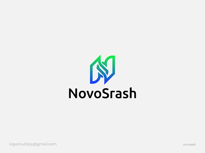 NovoSrash logo design/ NS logo brand identity branding business logo company logo design gradient icon illustration letter mark letter ns logo logo design logomultiply logos n ns s sn tech technology