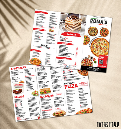 Fastfood Menu card design brand identity design branding business branding company logo design fastfood fastfood logo food logo illustration logo logo design logo maker menu menu card pizza menu restaurant branding restaurant logo typography typography design