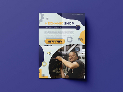 Mechanic service flyer design automotive automotive flyer brochure brochure design car mechanic car repair car service car service shop flyer flyer design graphic design mechanic mechanic flyer print design