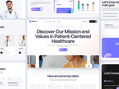 Medical Website Design for Healthcare clinic dental doctor health care health care web healthcare healthcare ui design healthcare web design healthtech design medical landing page medical website medical website design medicine pharmacy website design platform web web design website