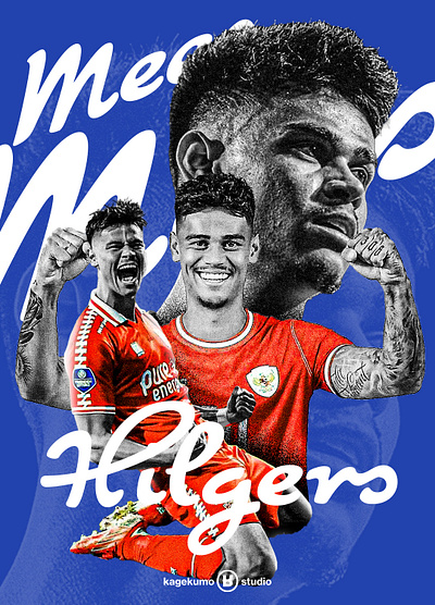 Mees Hilgers Fanmade Design Poster design football photoshop poster timnas