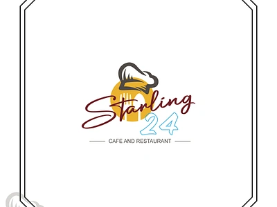 Starlink 24 Logo Design for Restaurants 3d branding graphic design logo logo make logoidea motion graphics new design smart design