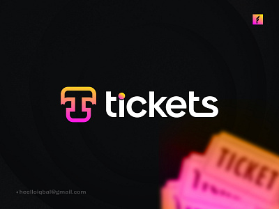 T - Tickets Event Logo Design, Travel Agency Logo Mark agency boarding pass branding business company events fly gradient icon logo design logotype minimal modern logo symbol t logo ticket logo idea tickets logo travels trending vector