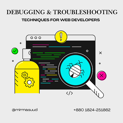 Debugging and Troubleshooting Techniques for Web Developers custom website lms website mir masuud mirmasuud speed optimization ui uiux ux web design web3 website illustration wordpress wordpress bug fixing wordpress design wordpress developer wordpress plugin wordpress problems wordpress theme wordpress website wordpress website design