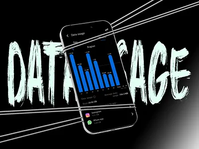 Data Usage (Day - 18) Daily UI branding ui