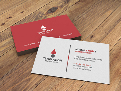 Minimalistic Business Card design graphic design