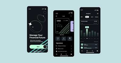 financial mobile app design 3d design figma graphic design mobil mobile app ui ux