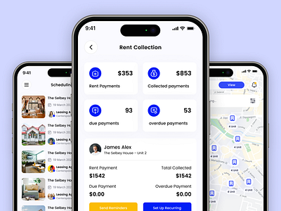 Property and House Rent Mobile App UI UX Design figma designer house rent app mobile app ui ux property property app property app ui property management app rent rent app ui rent house rent house mobile app ui renter app ui ui tenant tenant app tenant app ui ux ui ui design ux design