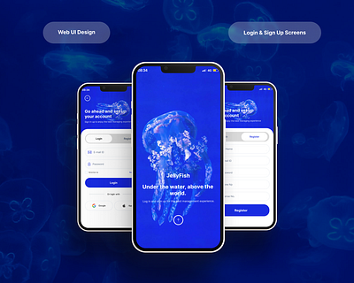 Mobil UI Design: Login & Sign Up Screens login screens mobile uı mobile uı design sign up screens ui user ınterface user ınterface design uxuı design uı uı design