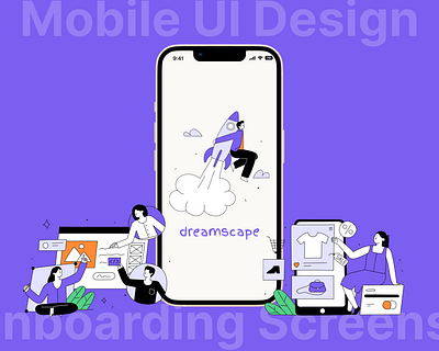 Mobile UI Design: Onboarding Screens arayüz arayüz tasarımı daily uı dailyuı figma mobile uı mobile uı design onboarding screens user ınterface user ınterface deisgn uxuı uxuı design uı uı challange uı design