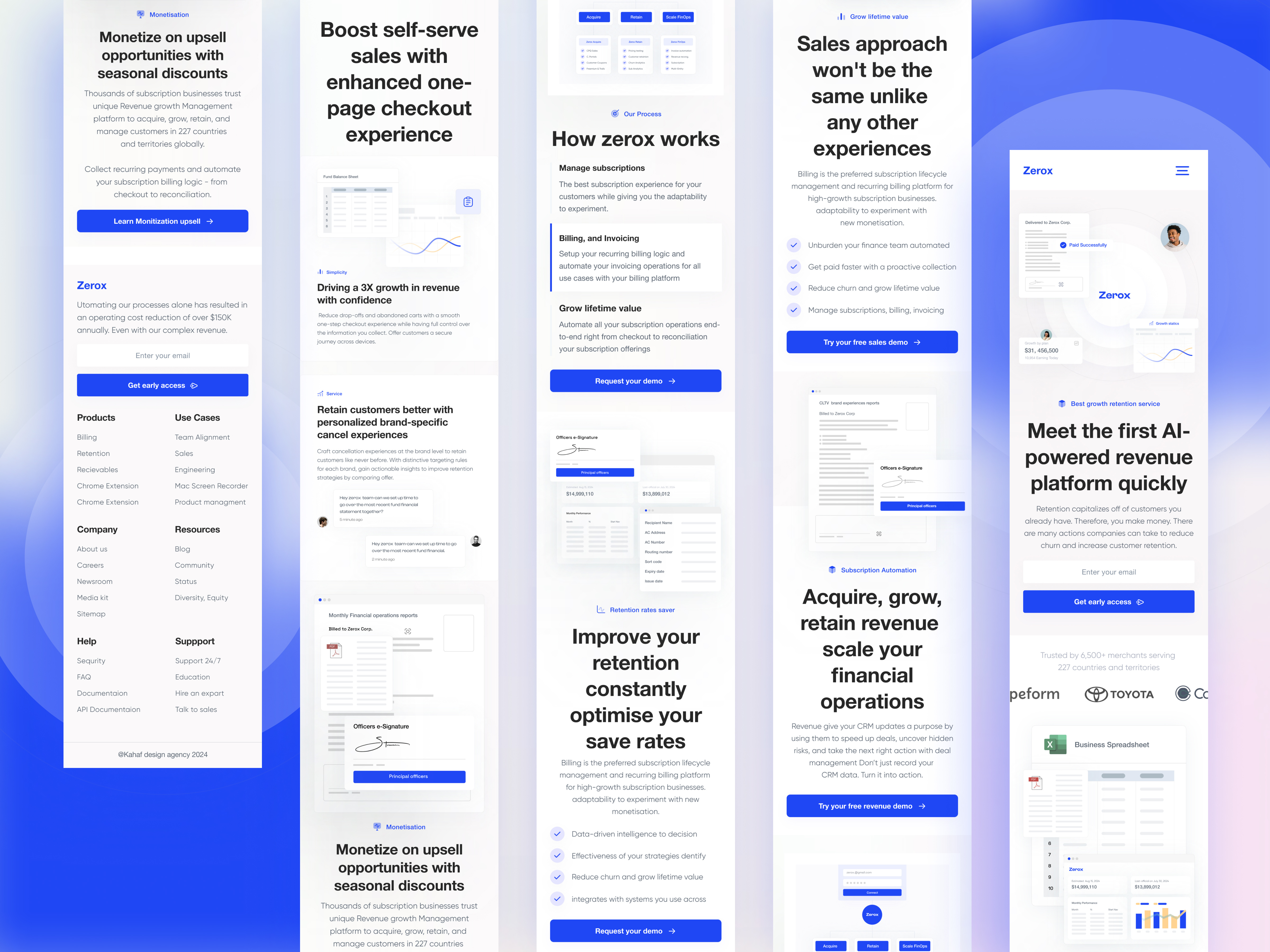 Example of Saas Website / Web Design (10 Pages)