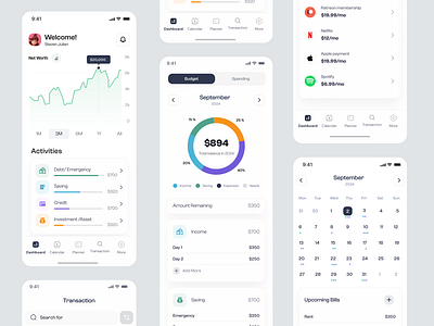 Finance Management Mobile App apps creative crypto finance landing page management mobile money payment stock ui wallet