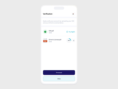 KYC verification app choice design figma kyc mobile mobile ui ui ux verification