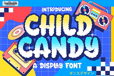 Child Candy City Pop Display Font apparel font band font brush font candy city pop display font cartoon font city pop display font comic font fonts fun graffiti font kids font logo font marker font metal music font playful font quirky tattoo font y2k font