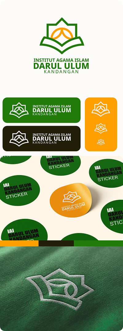 Institute of Islam Darul Ulum Kandangan branding graphic design logo