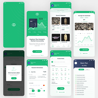 Catalytic Mobile App app design designapp flat mobileapp mobiledesign ui ux uxdesign