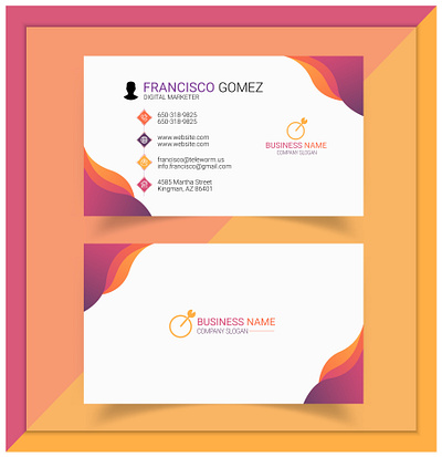 Business Card Design 🌐 branding graphic design